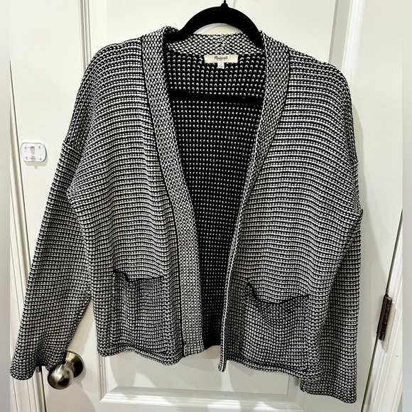 Madewell Sweaters - Madewell Black and White Knit Sweater